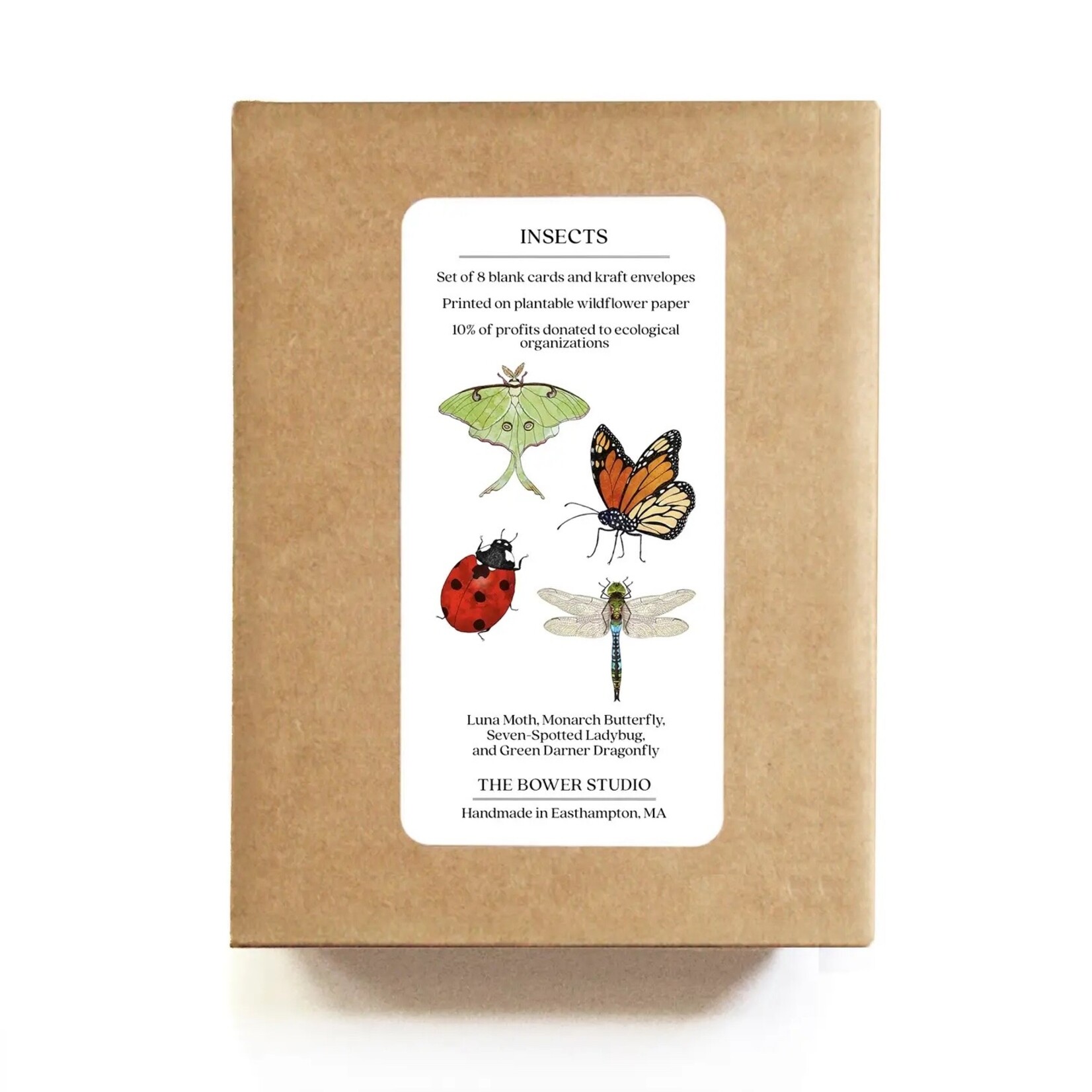 The Bower Studio Plantable Seed Insect Greeting Cards box set