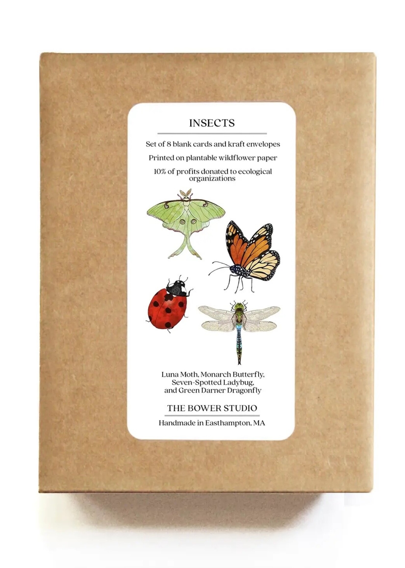 The Bower Studio Plantable Seed Insect Greeting Cards box set