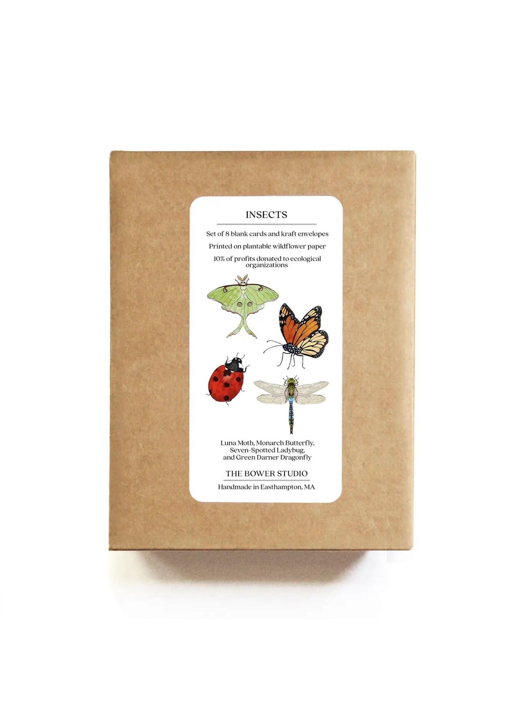 The Bower Studio Plantable Seed Insect Greeting Cards box set