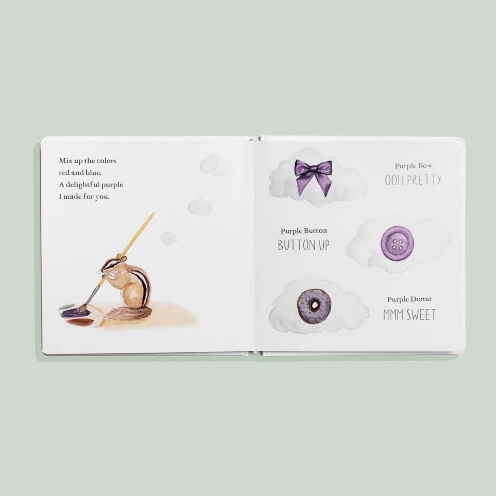 Paige Tate & Co Wishy Washy: A Board Book of First Words and Colors
