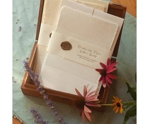 Cream Handmade Paper Sheet - oblation papers & press