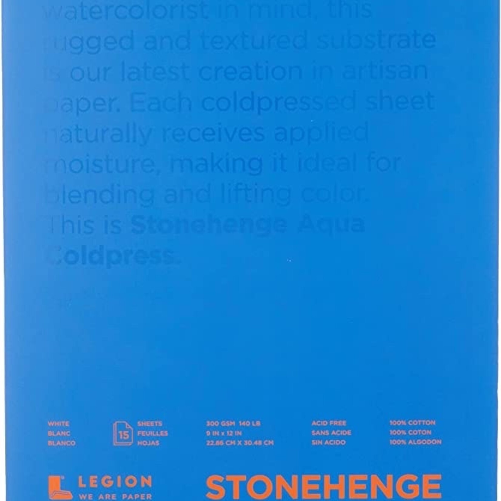 sls art Stonehenge Aqua Watercolor Paper Block