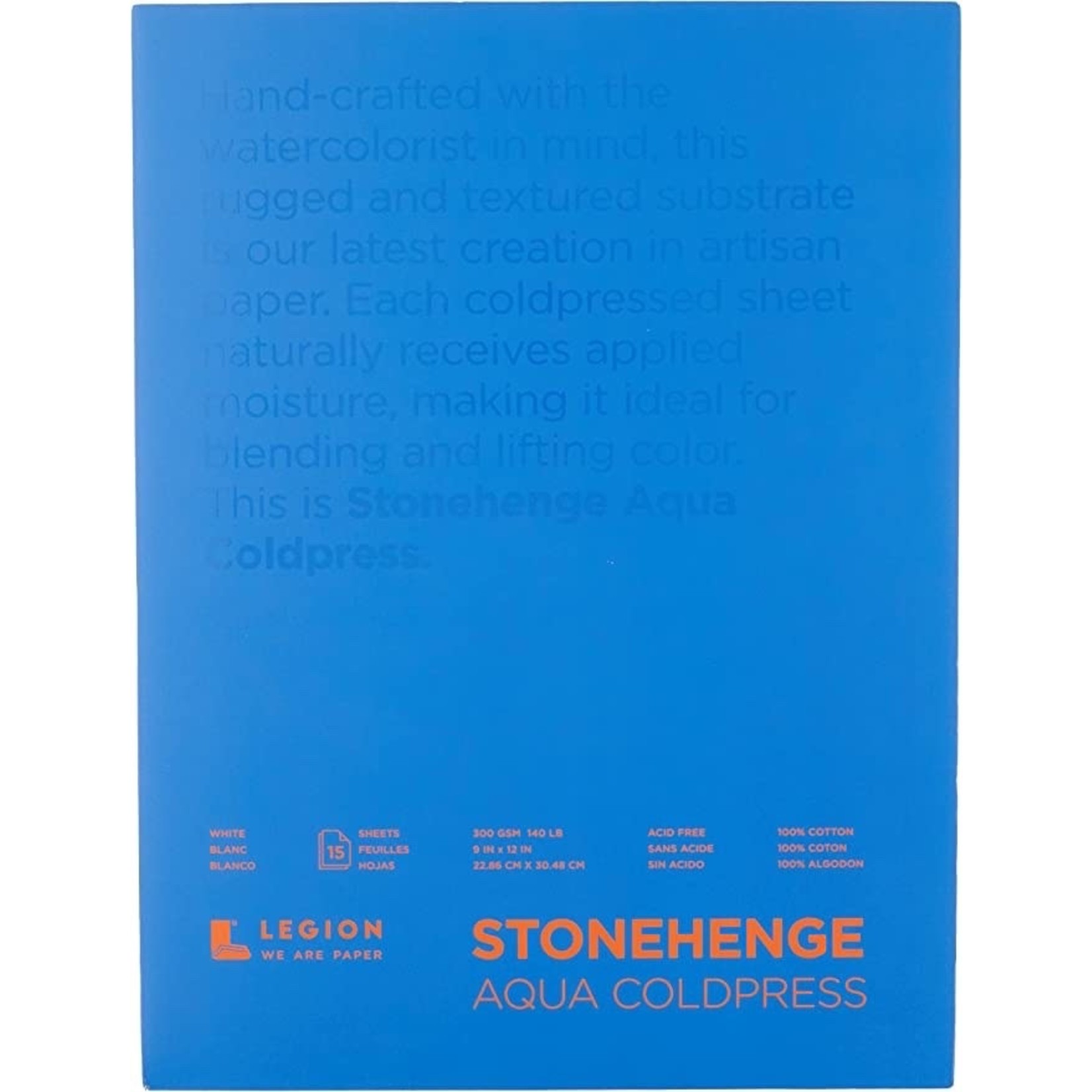 sls art Stonehenge Aqua Watercolor Paper Block