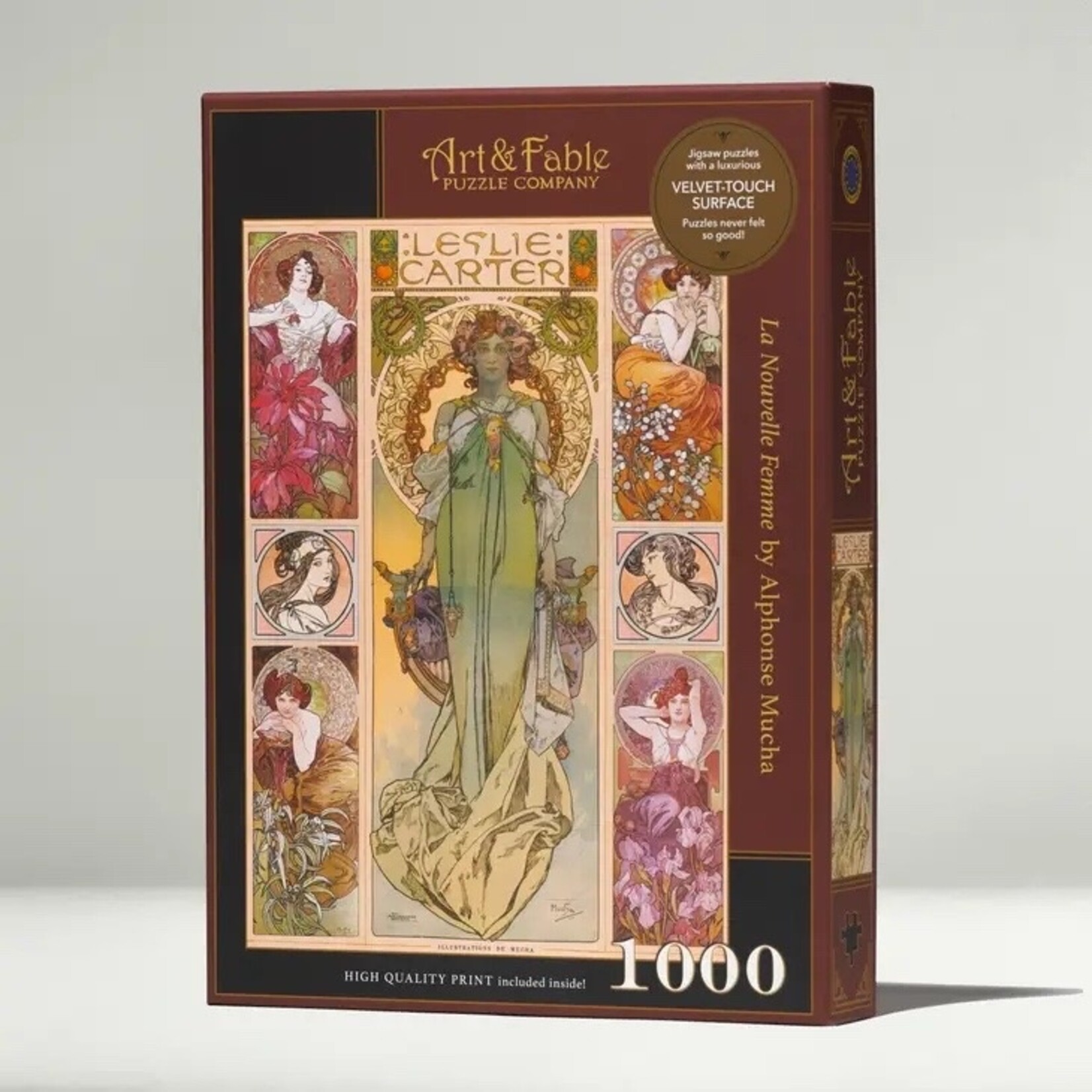 Art & Fable Puzzle La Nouvelle Femme  1000-pc Velvet Puzzle
