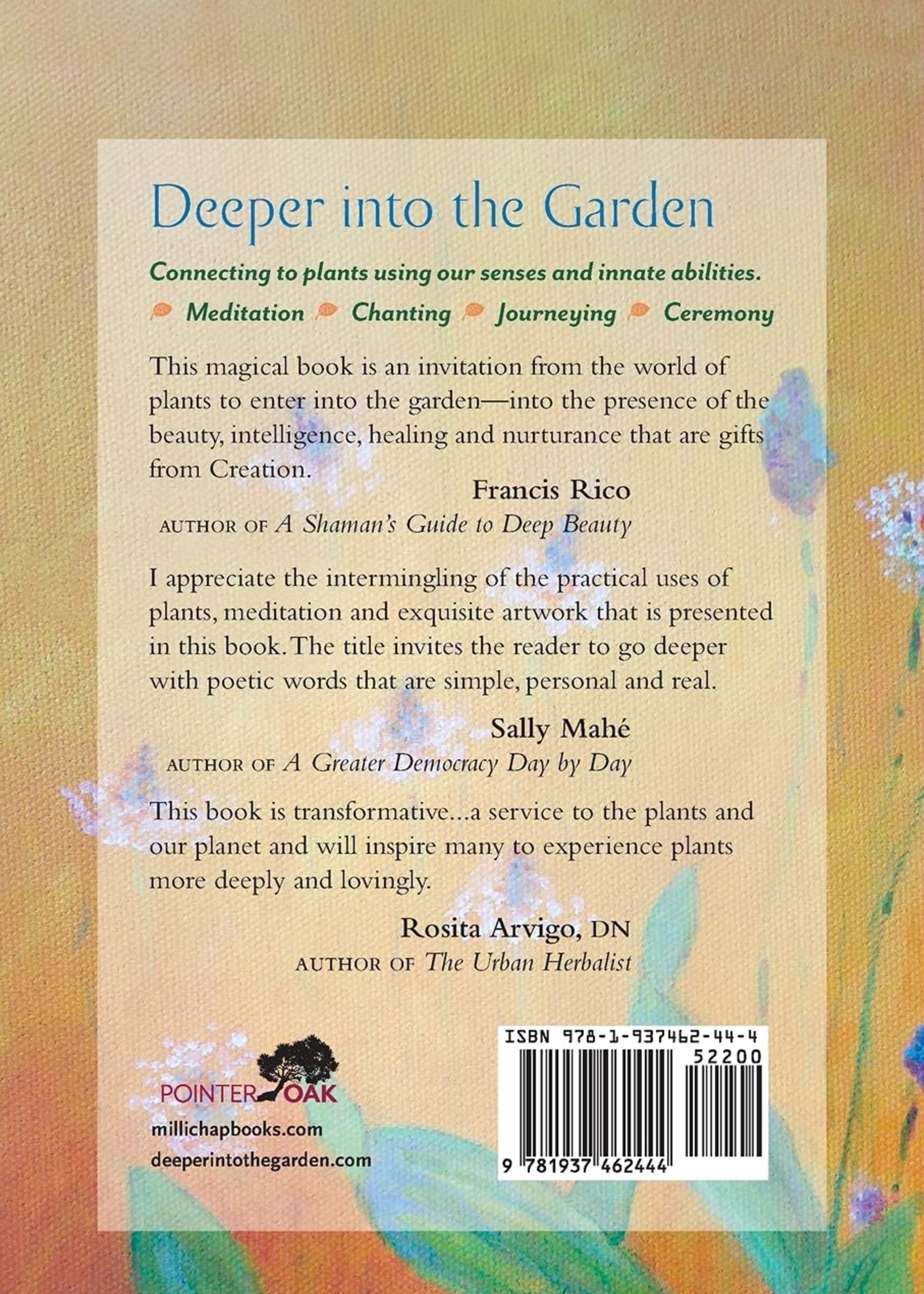 Judith brooks Deeper Into the Garden: meditating with plants by Judith Brooks