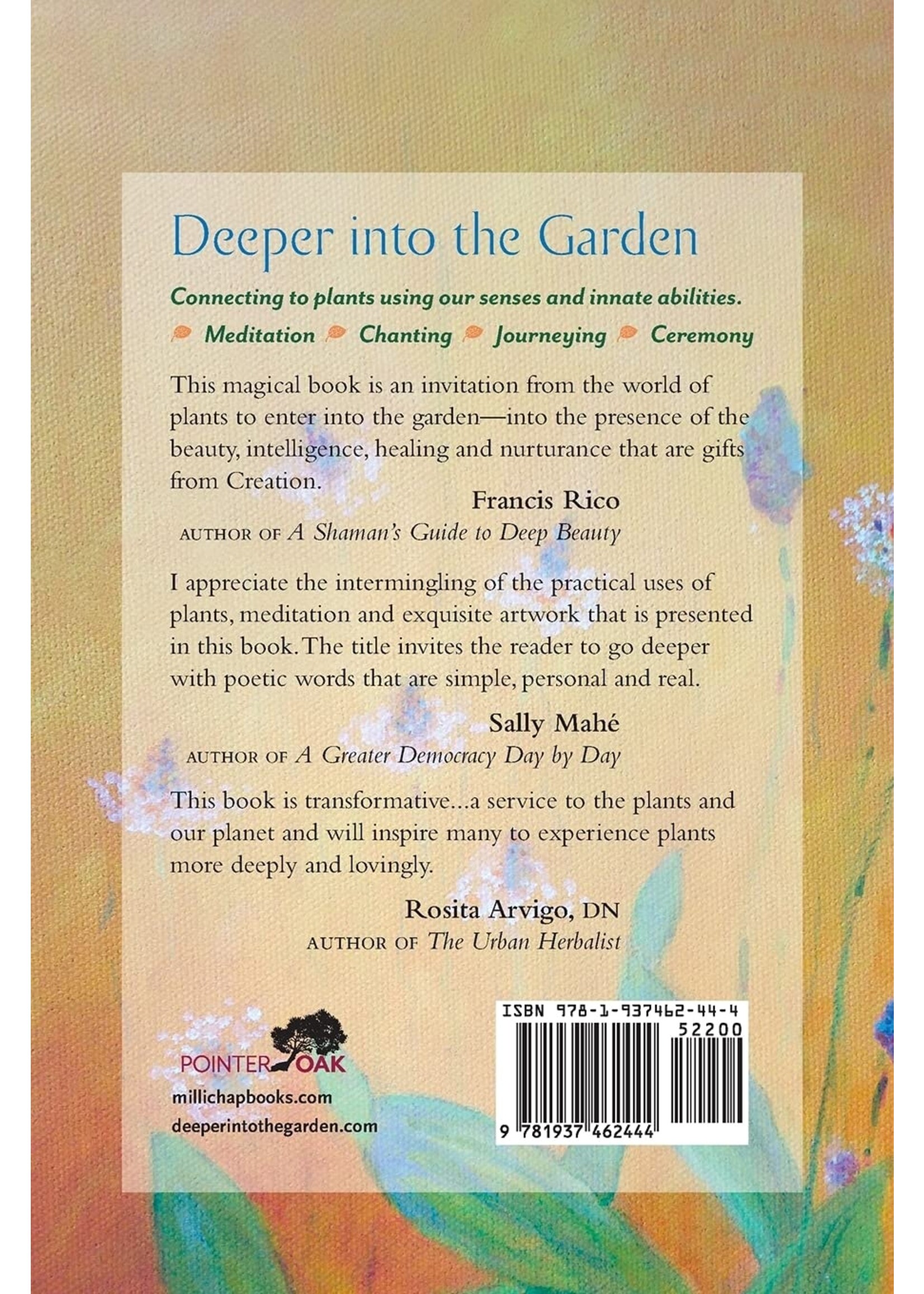 Judith brooks Deeper Into the Garden: meditating with plants by Judith Brooks