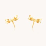 Gratinsta Gratinsta Dragonfly Gold Stud Earrings