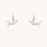 Gratinsta Gratinsta Bird Silver Stud Earrings