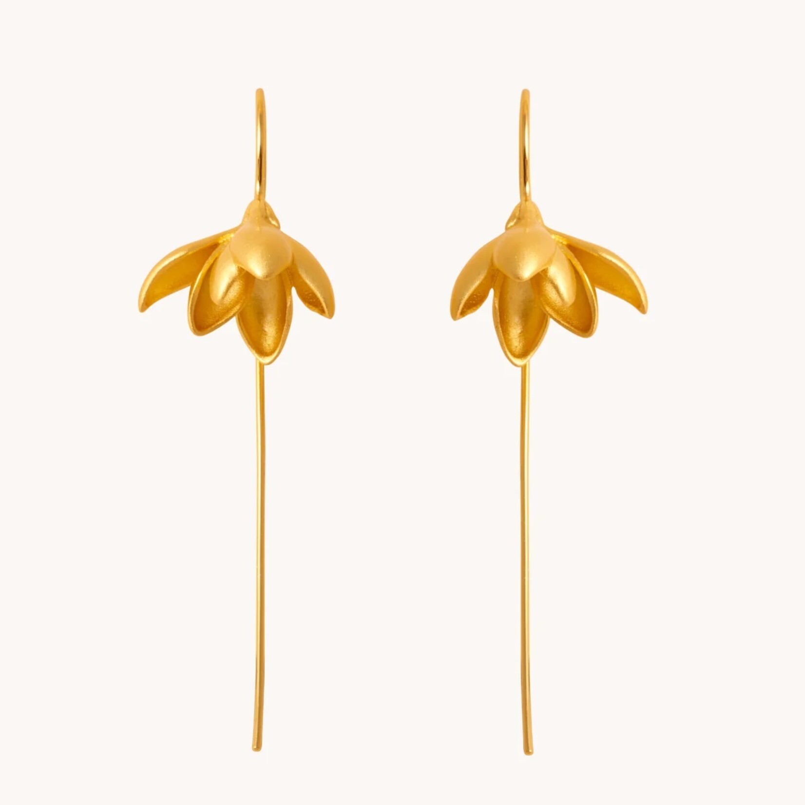 Gratinsta Gratinsta  Daffodil gold Drop Earrings g1086