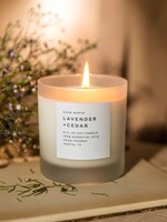 slow north Slow North Lavender + Cedar Frosted Candle
