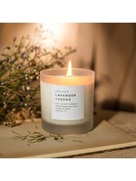slow north Slow North Lavender + Cedar Frosted Candle