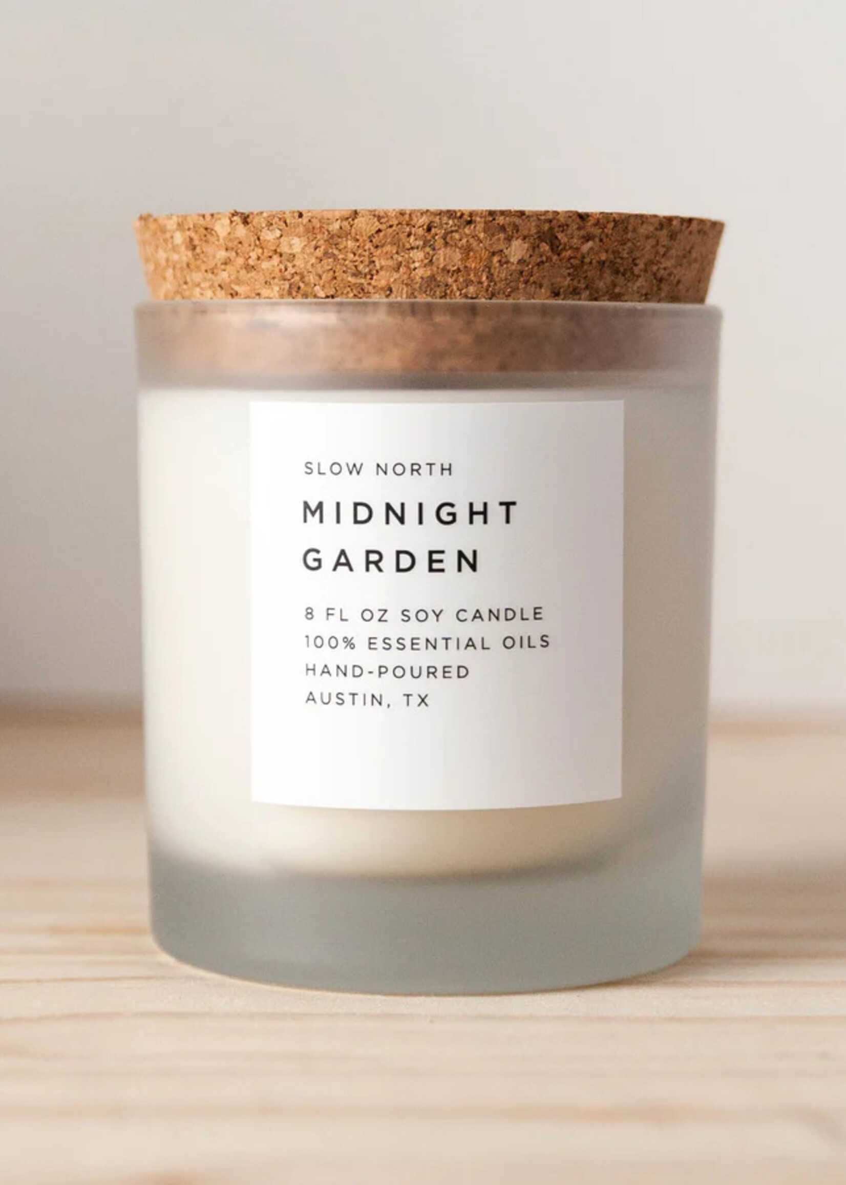 slow north Slow North Midnight Garden Frosted Candle