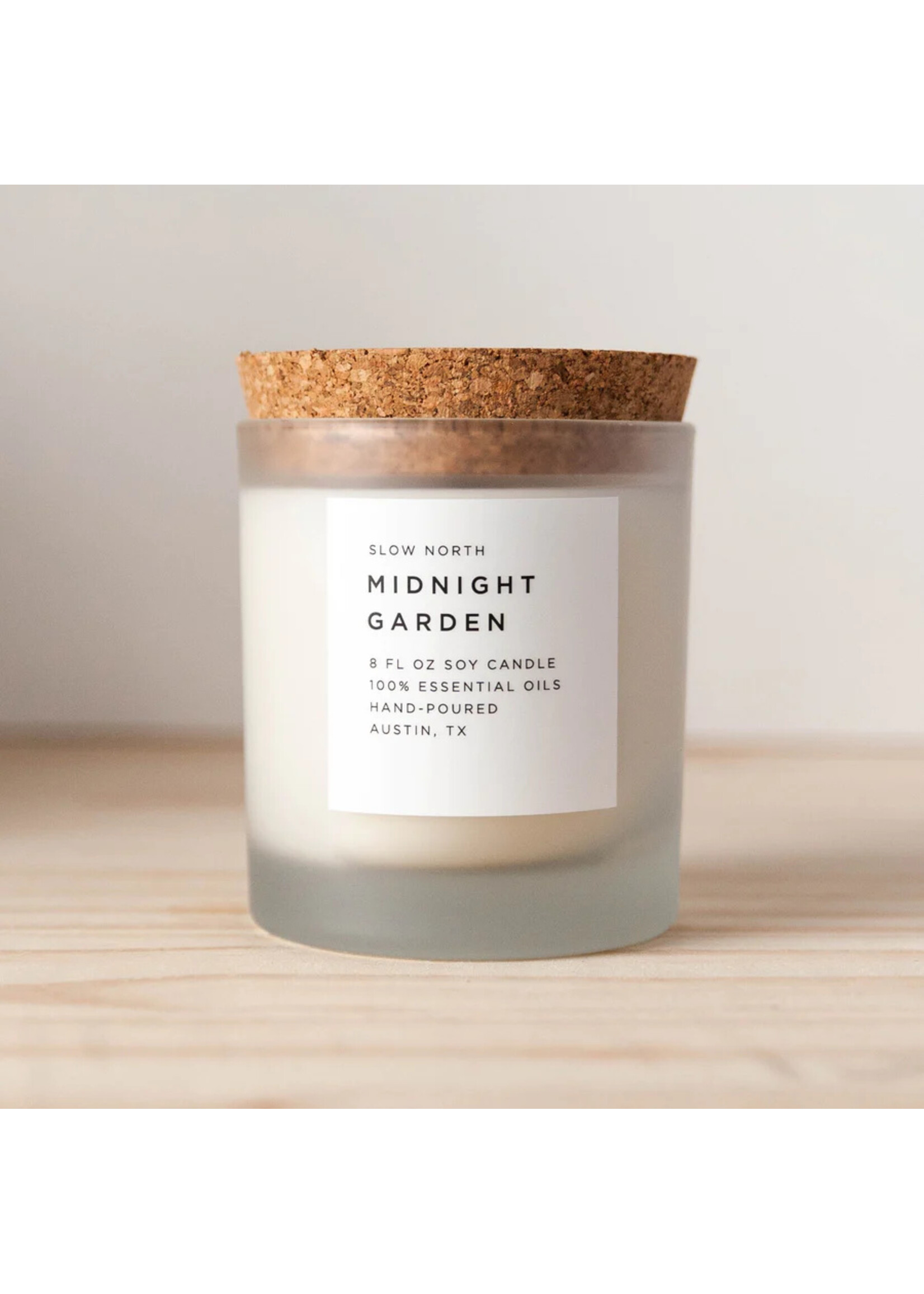 slow north Slow North Midnight Garden Frosted Candle