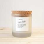 slow north Slow North  Rosemary + Lemon Frosted Candle
