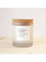slow north Slow North  Rosemary + Lemon Frosted Candle