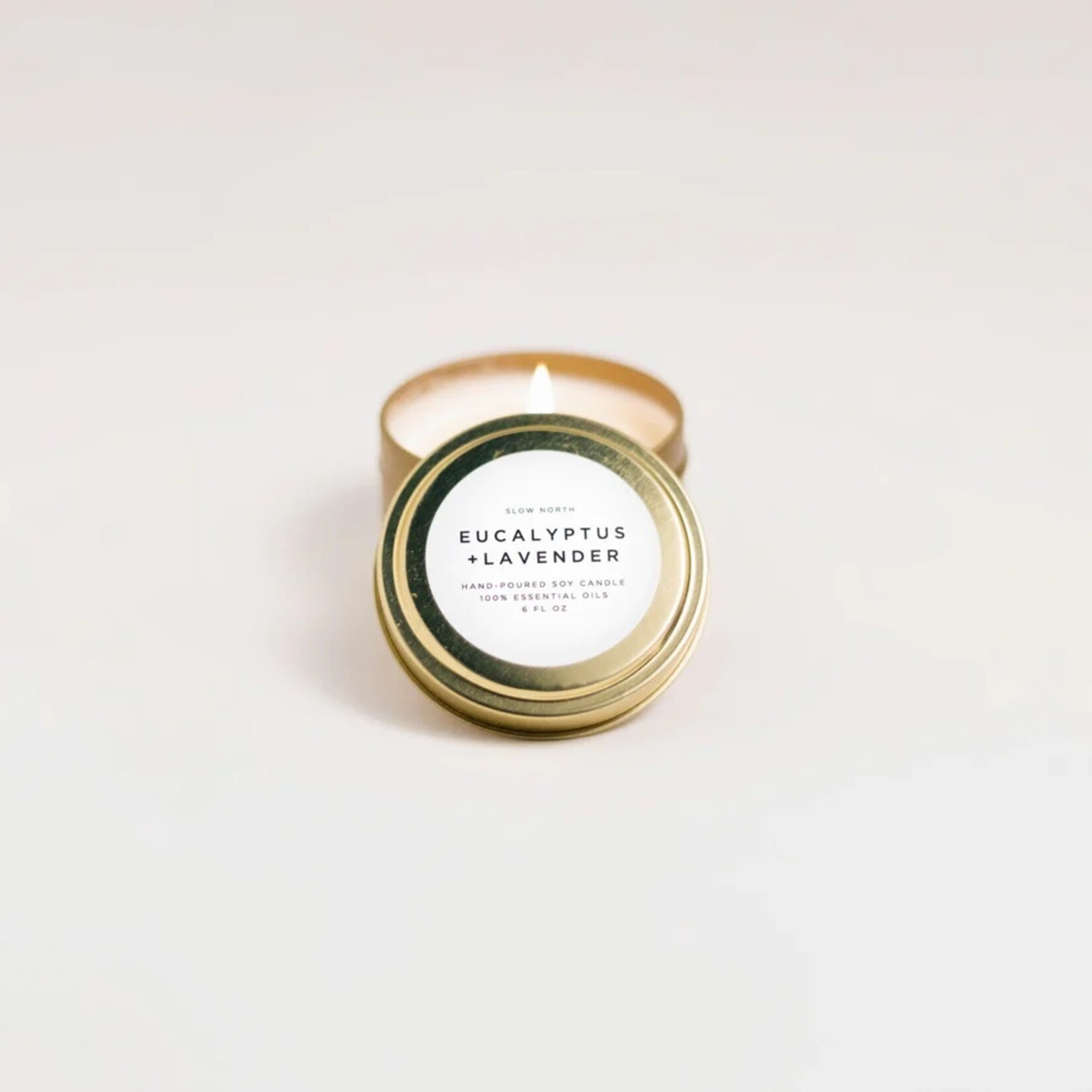 slow north Slow North Travel Tin Candles | Eucalyptus + Lavender (6 oz.)