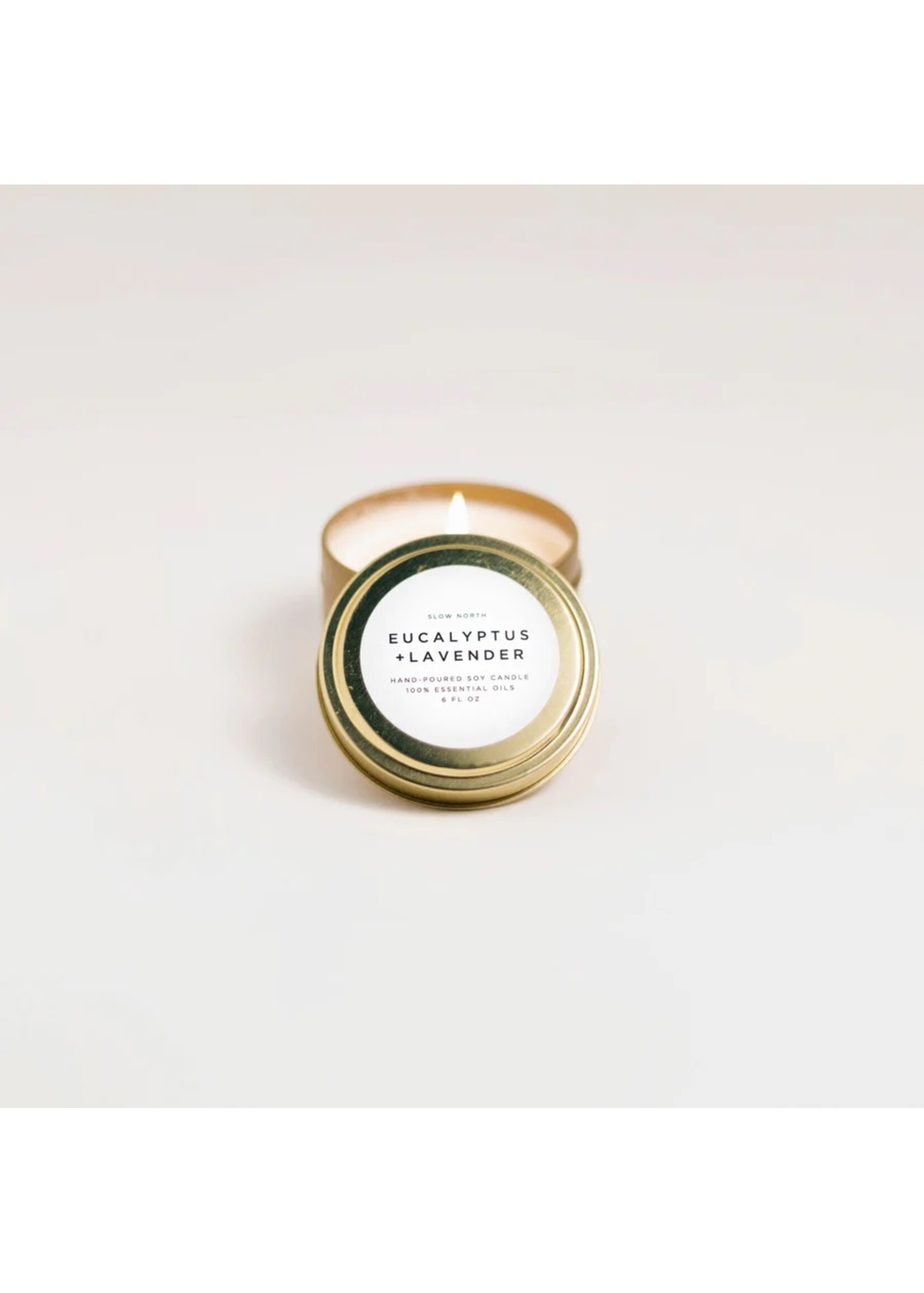 slow north Slow North Travel Tin Candles | Eucalyptus + Lavender (6 oz.)