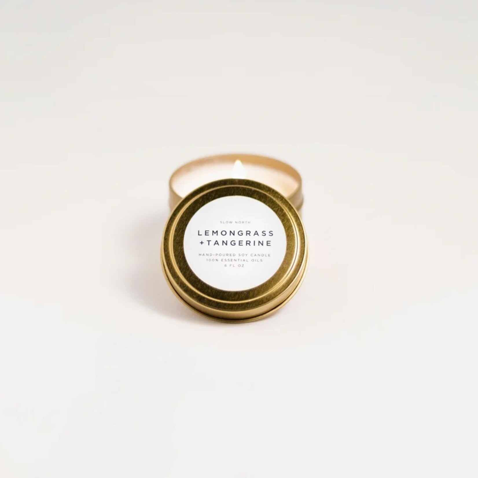 slow north Slow North Travel Tin Candles | Lemongrass + Tangerine (6 Oz)