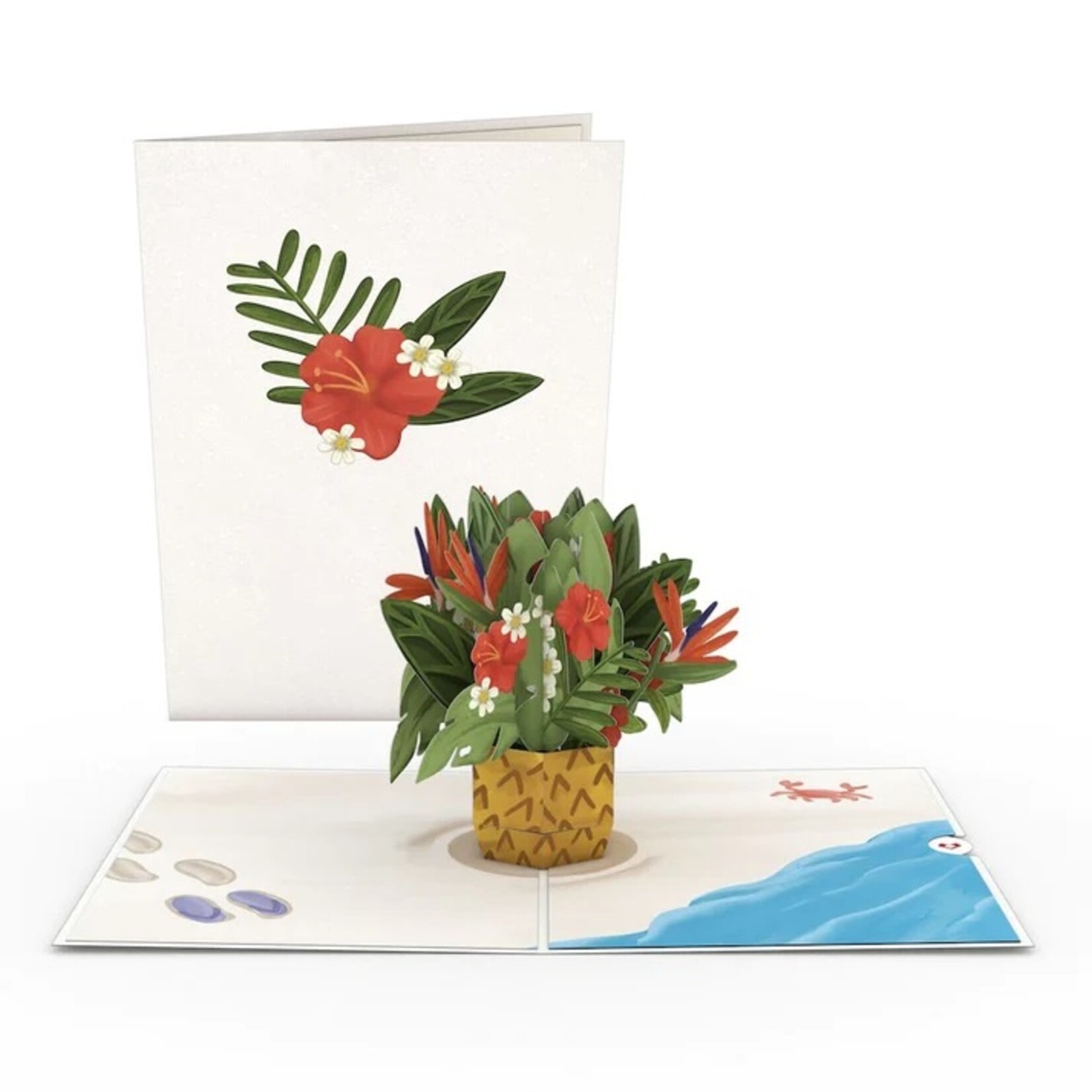 LovePop LovePop Card  tropical flower basket lp4023