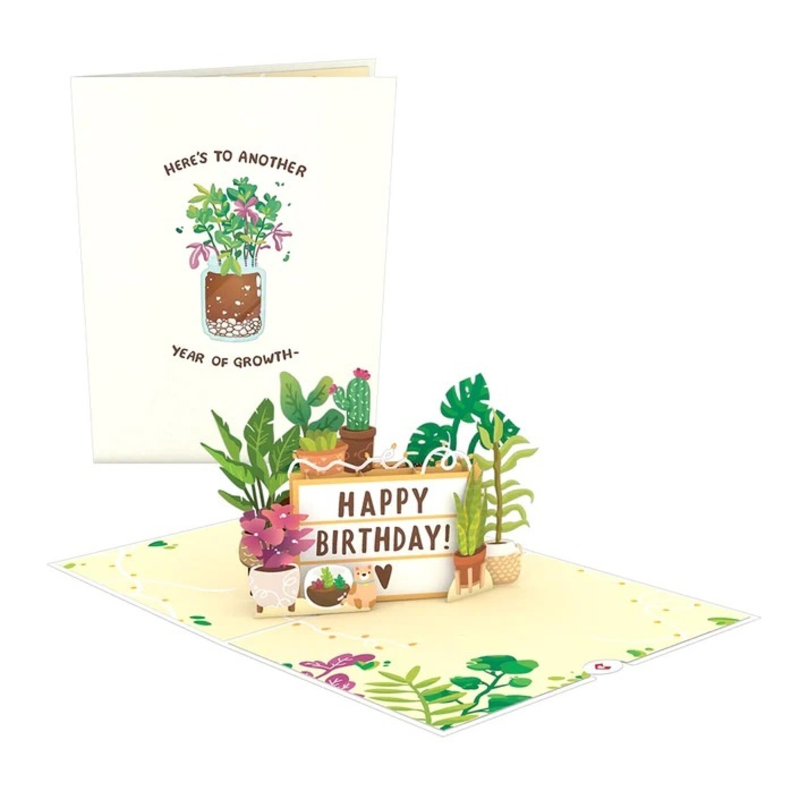 LovePop LovePop Card lp3153 Happy Birthday Plants