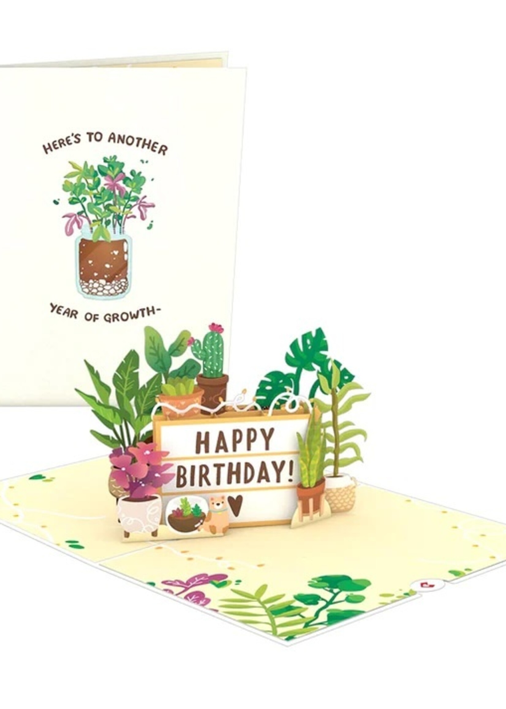 LovePop LovePop Card lp3153 Happy Birthday Plants