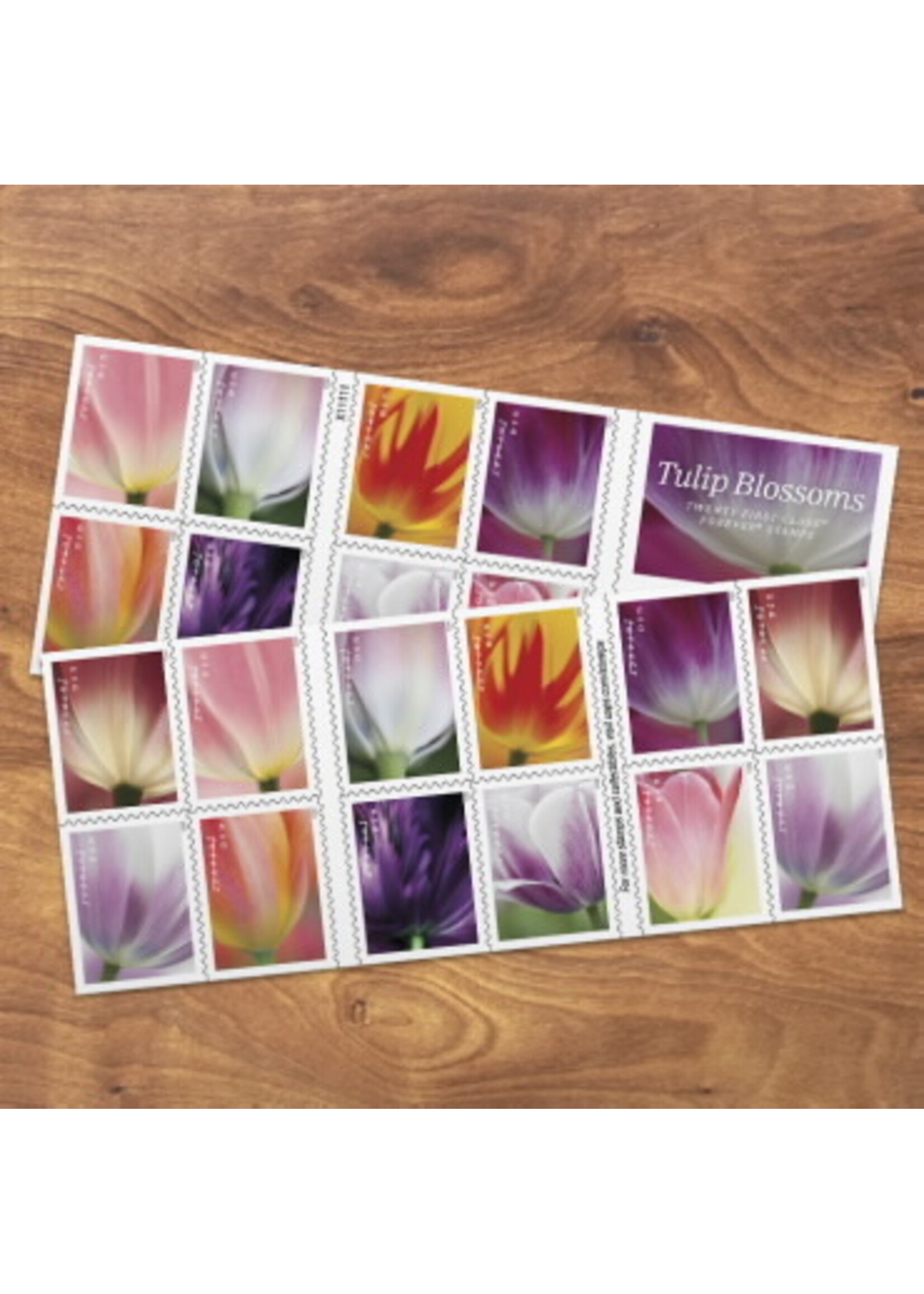 Forever Tulip Blossoms Stamp Book of 20