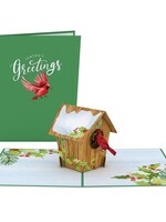 LovePop LovePop  Lp3263 holiday cardinal birdhouse