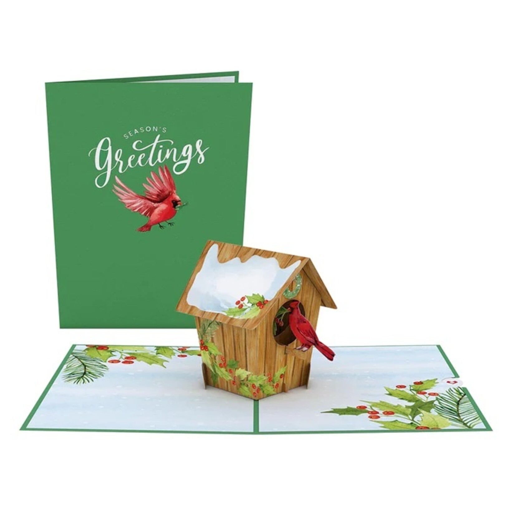 LovePop LovePop  Lp3263 holiday cardinal birdhouse