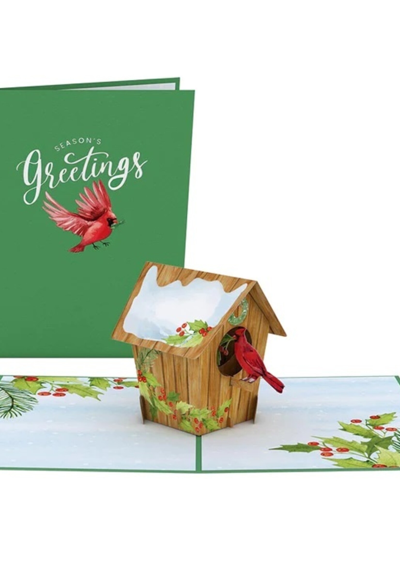 LovePop LovePop  Lp3263 holiday cardinal birdhouse