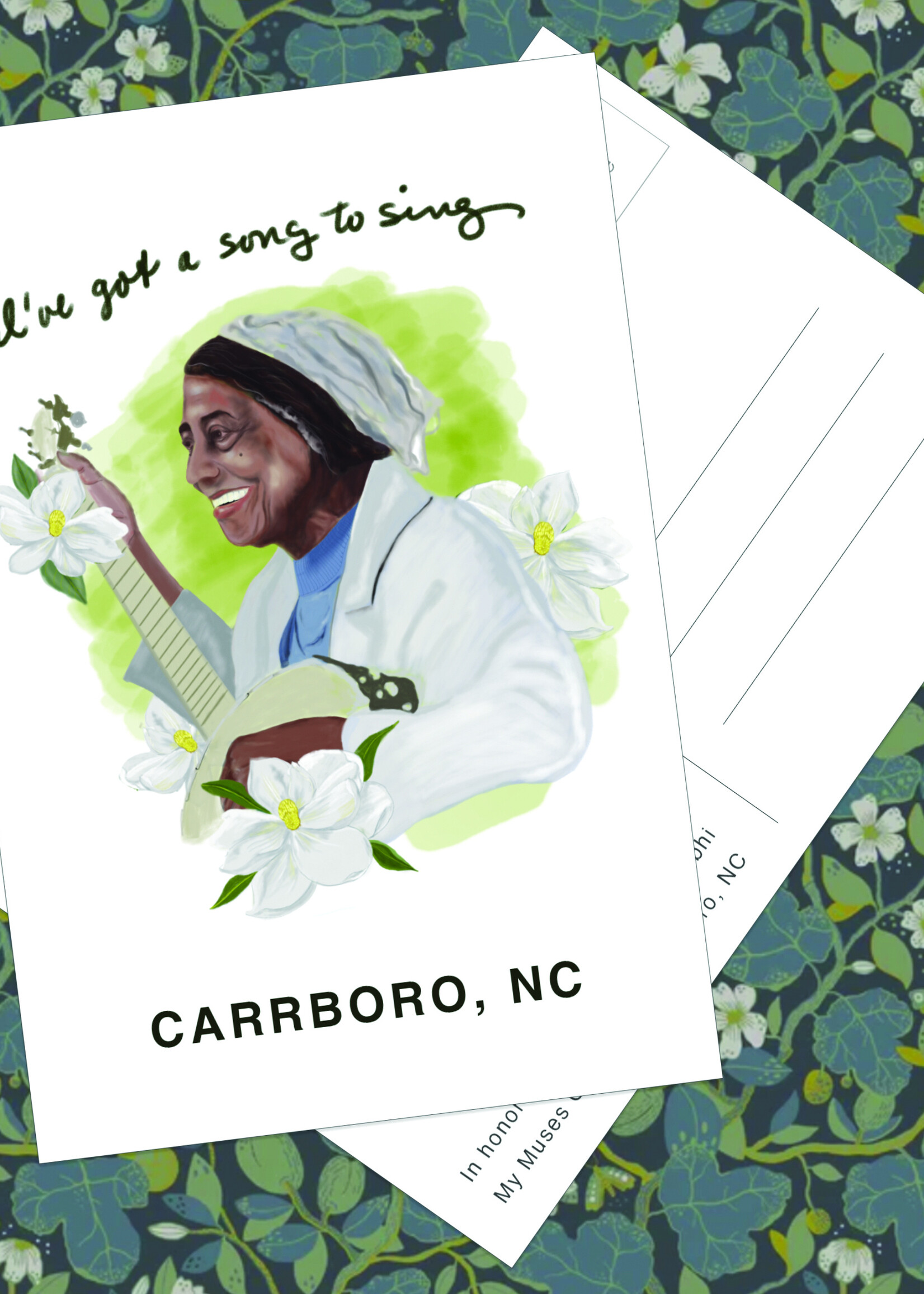 My Muses Card Shop Introducing Our Exclusive Libba Cotten ( Elizabeth Cotten  ) Day Postcards from My Muses card shop