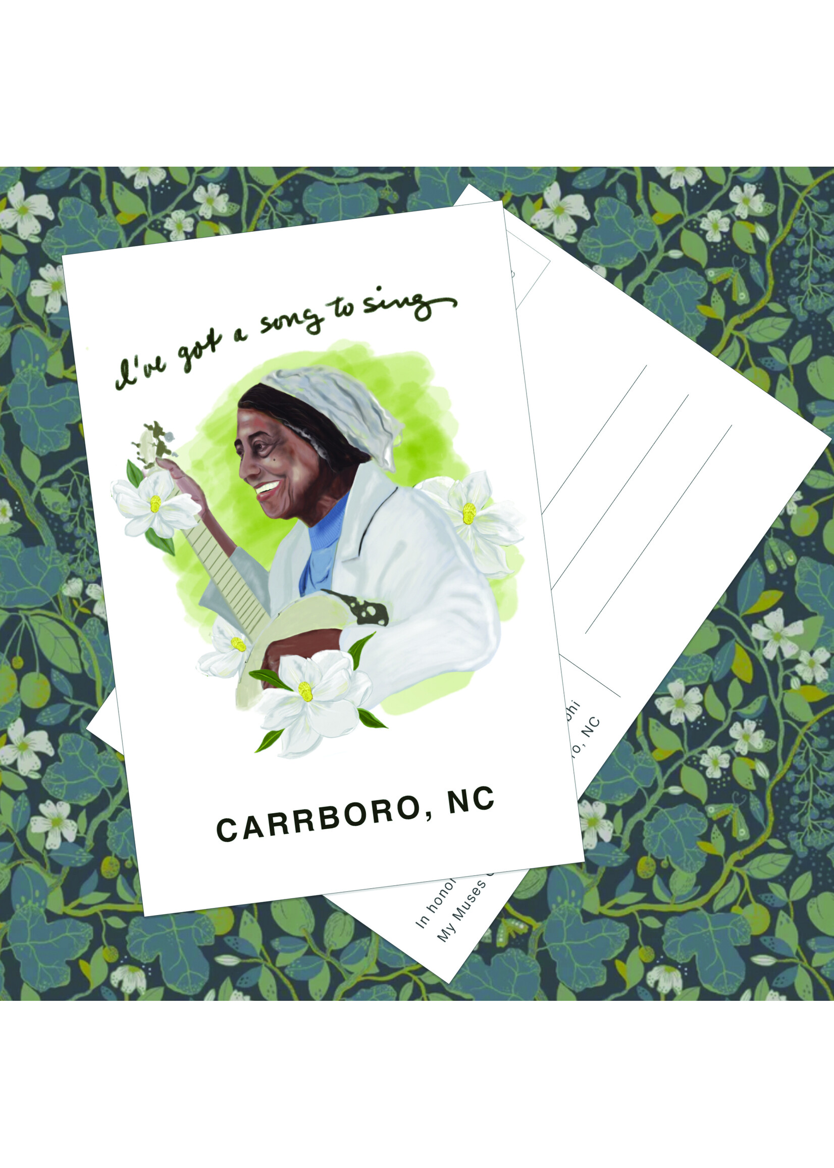 My Muses Card Shop Introducing Our Exclusive Libba Cotten ( Elizabeth Cotten  ) Day Postcards from My Muses card shop