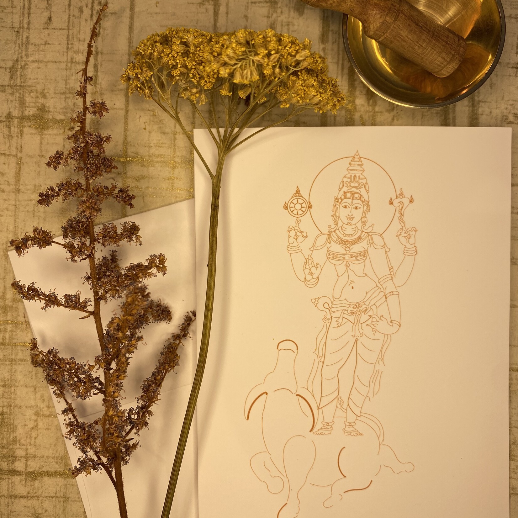 My Muses Card Shop My Muses Card Shop Durga Greeting Cards