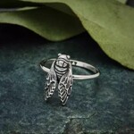 Nina Designs Nd  Sterling Silver  Sterling Silver Cicada Ring 7