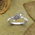 Nina Designs Nd  Sterling Silver Tiny Snail Ring 6