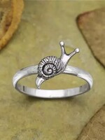 Nina Designs Nd  Sterling Silver Tiny Snail Ring 6