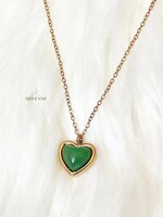 Aryenne Jewelry & Suncatchers Aryenne Jewelry Suncatchers Aventurine Heart Necklace