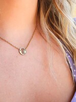 Aryenne Jewelry & Suncatchers Aryenne Jewelry & Suncatchers  Tiny Sun & Moon Necklace gold
