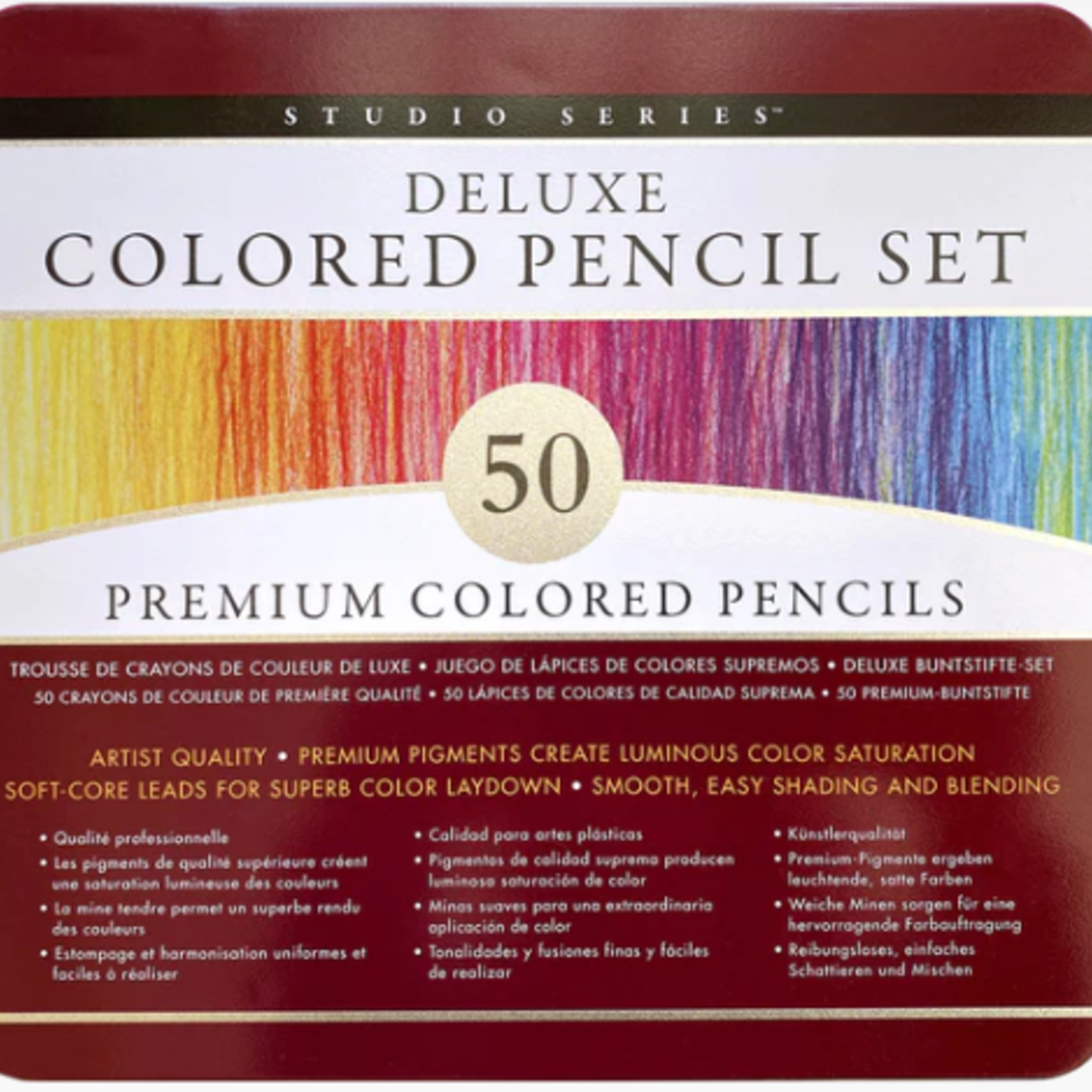 Peter Pauper Peter Pauper Studio Series Deluxe Colored Pencil Set