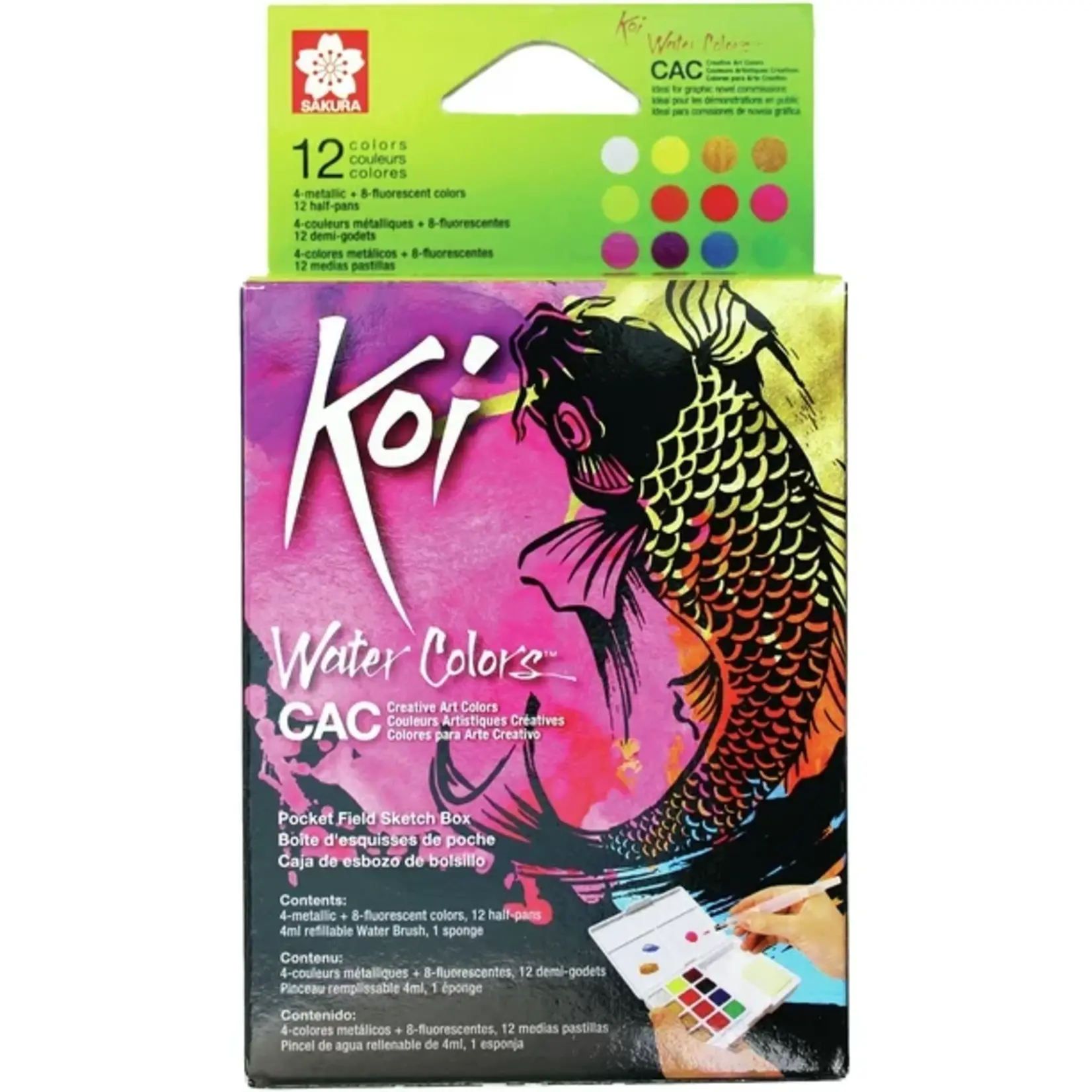 Pinnacle Colors koi watercolors