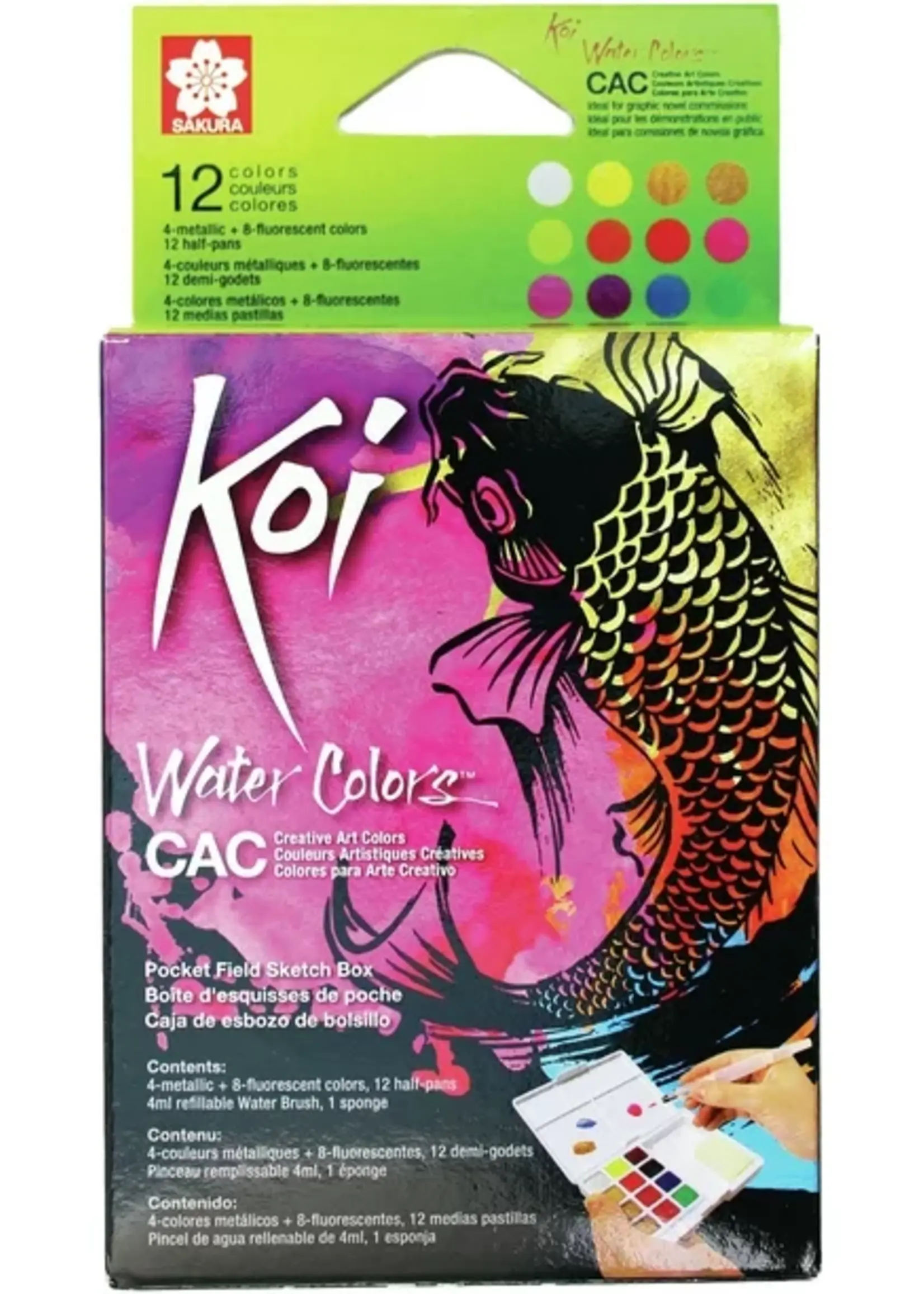 Pinnacle Colors koi watercolors
