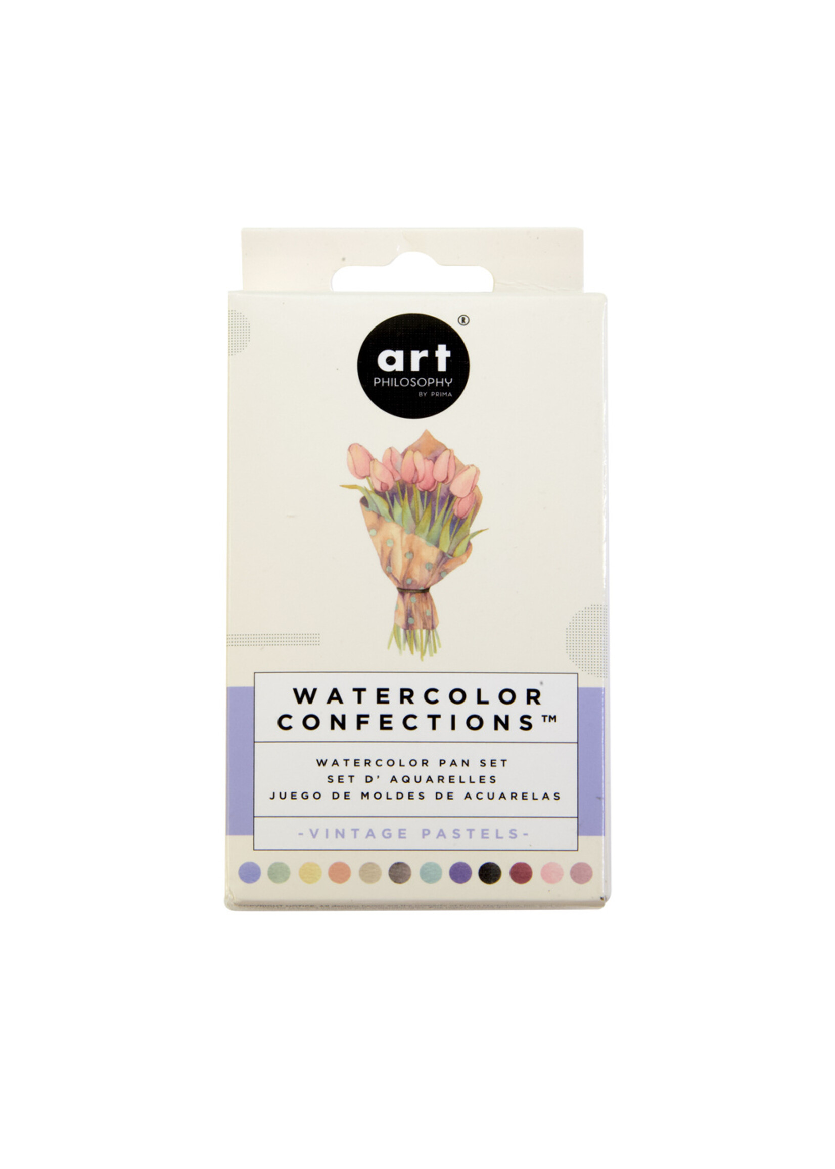 Art Philosophy Art Philosophy Watercolor confections vintage pastel