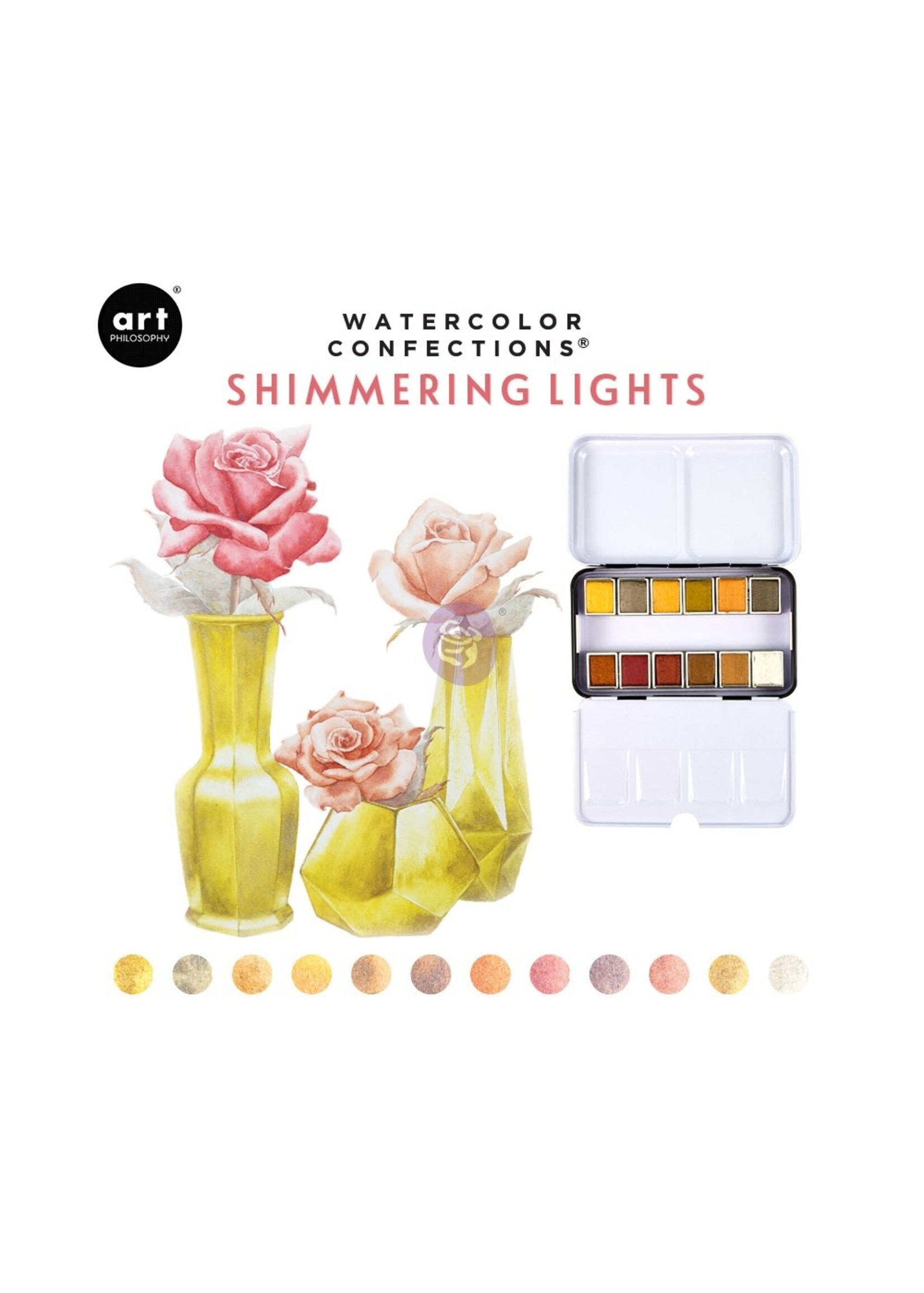 Art Philosophy Art Philosophy Watercolor confections  Shimmering lights