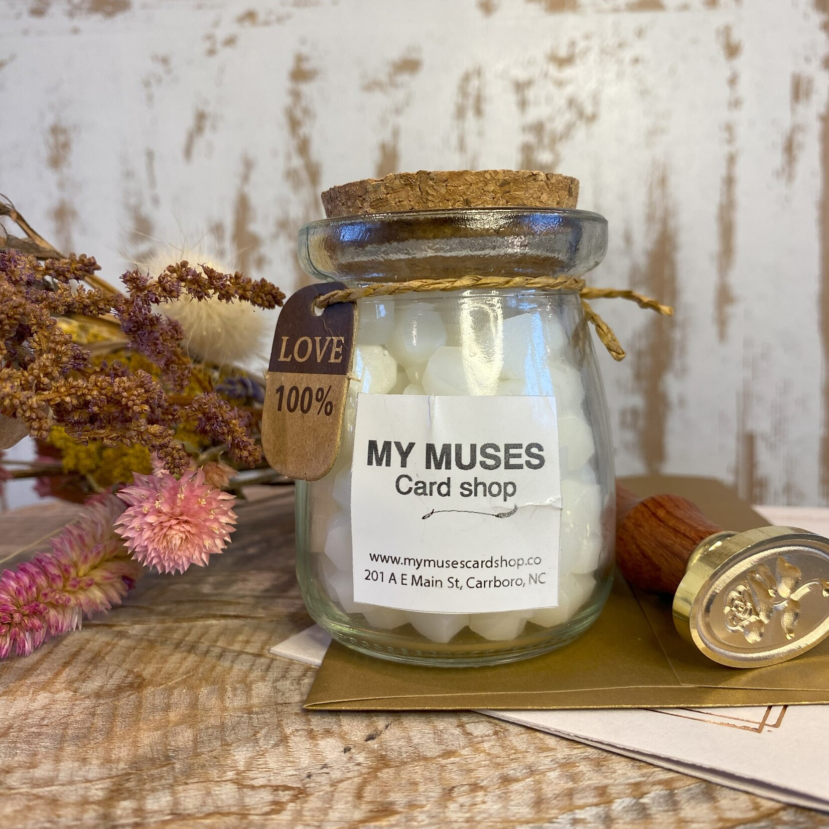 My Muses Card Shop My Muses Card Shop Bottle wax beads Translucent color