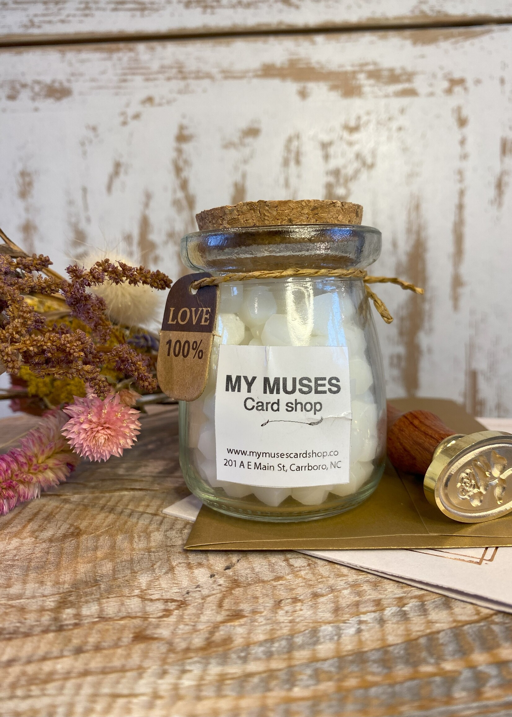 My Muses Card Shop My Muses Card Shop Bottle wax beads Translucent color