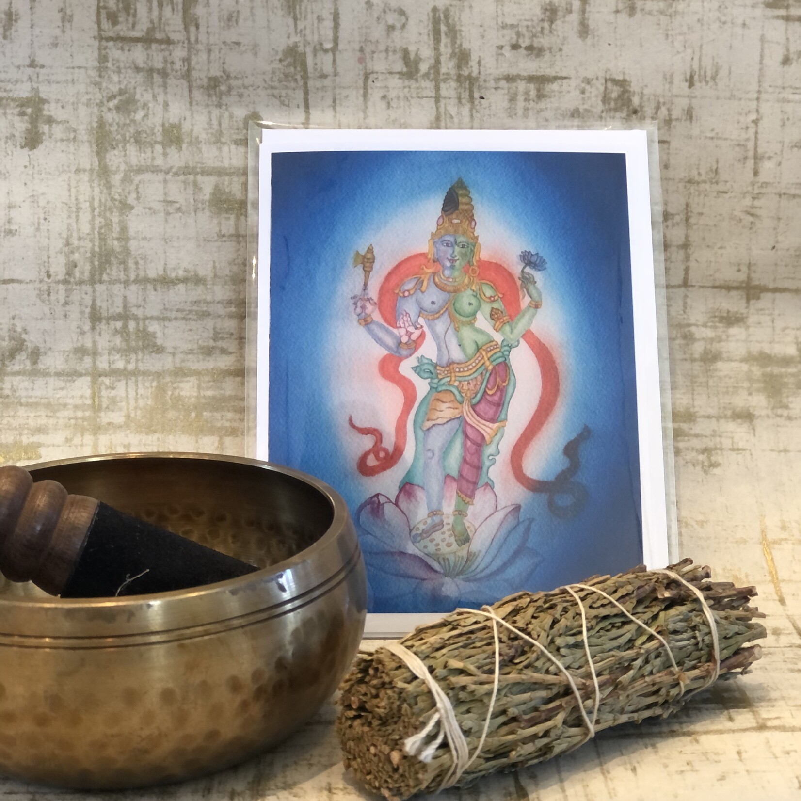 My Muses Card Shop My Muses Card Shop Ardhanareeswara greeting card