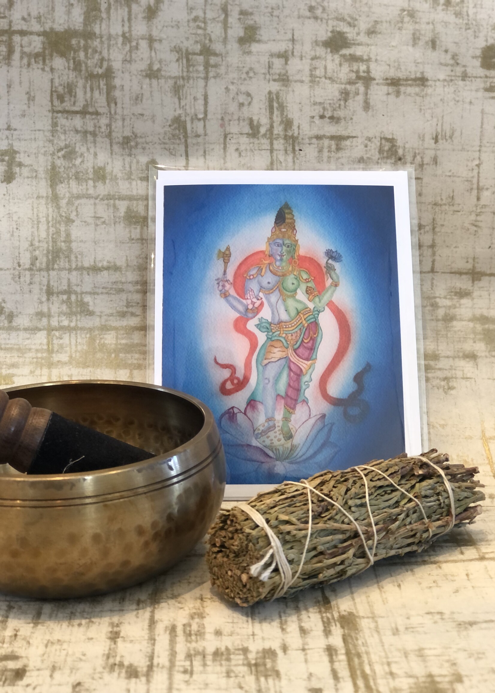 My Muses Card Shop My Muses Card Shop Ardhanareeswara greeting card