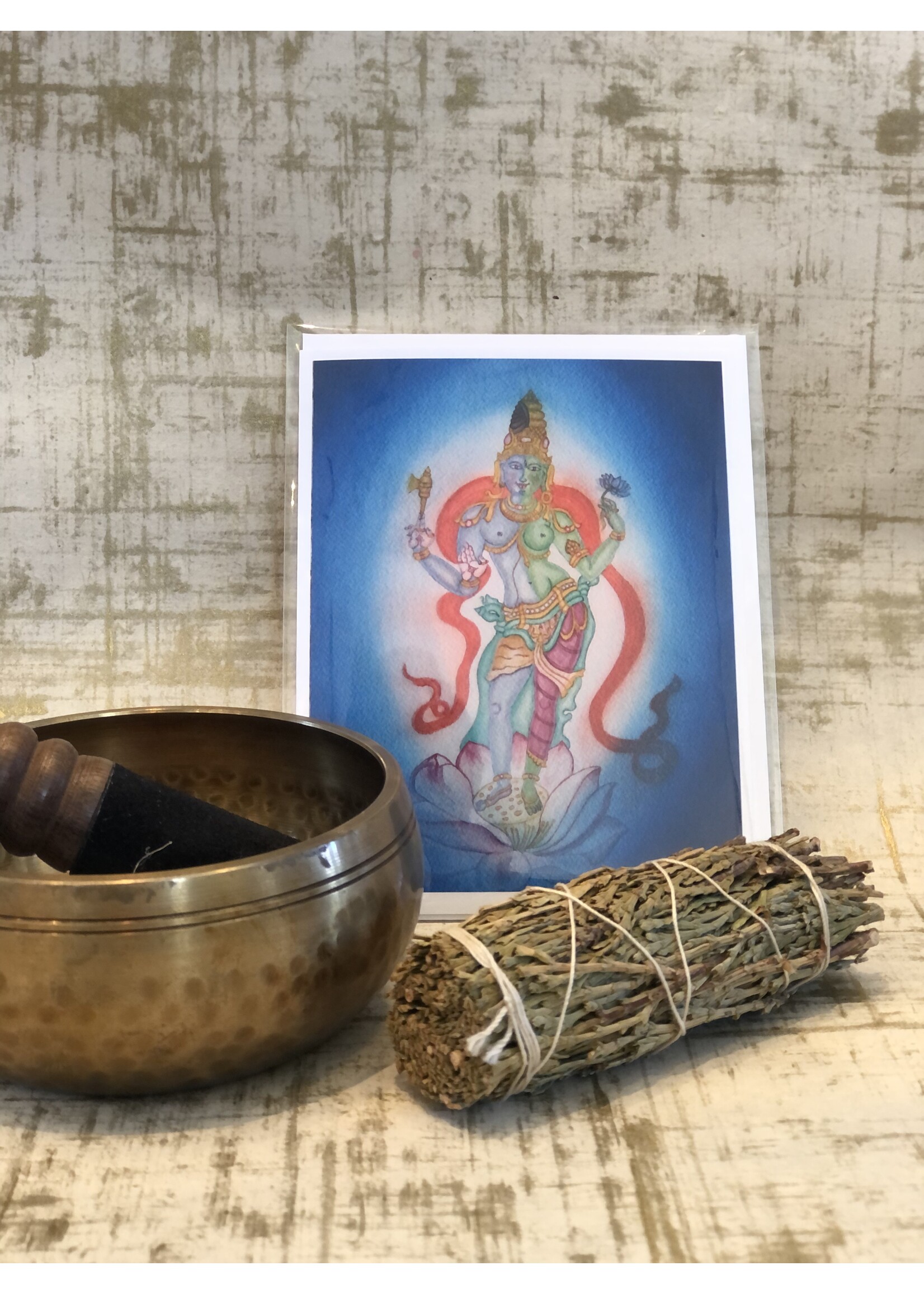 My Muses Card Shop My Muses Card Shop Ardhanareeswara greeting card