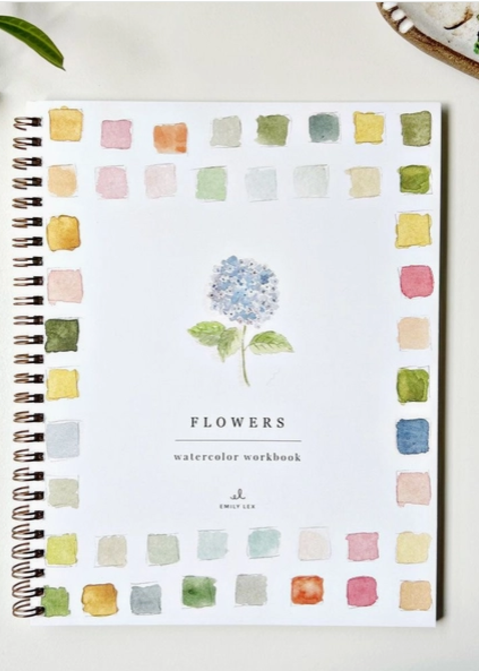 Emily lex studio Emily lex studio flowers watercolor workbook