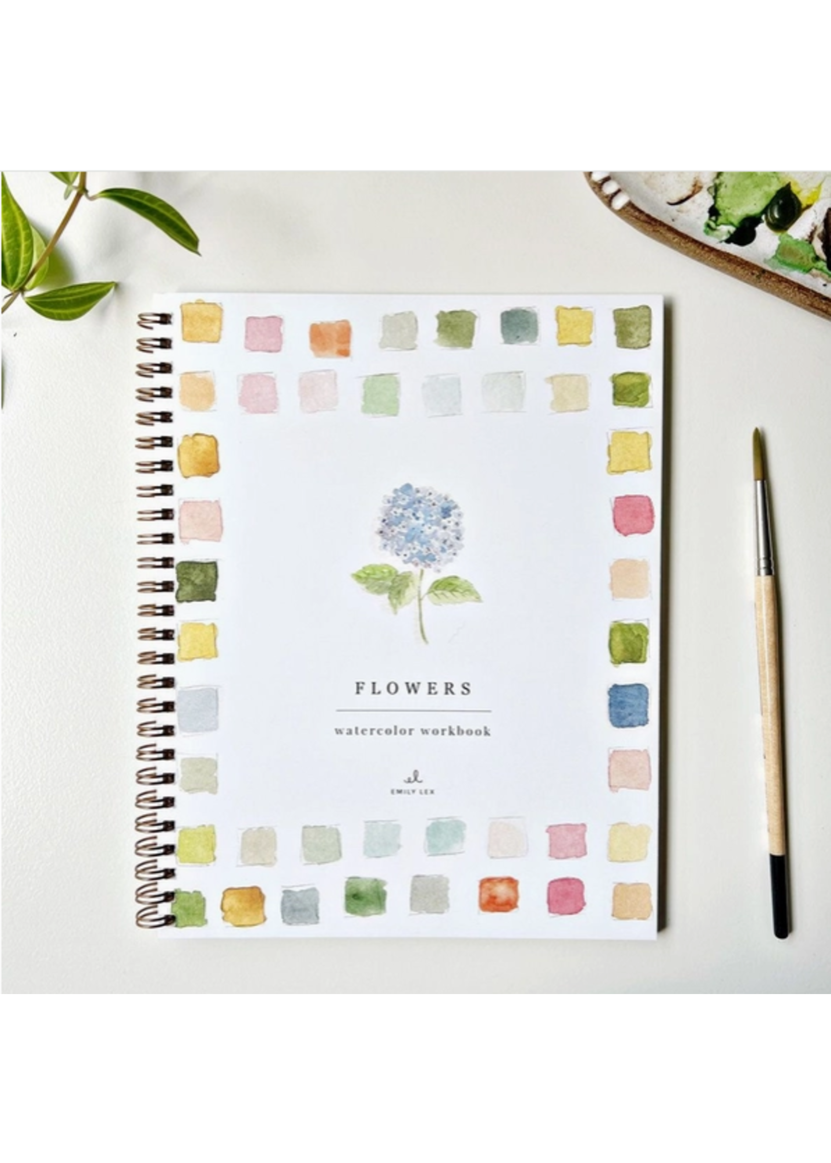 Emily lex studio Emily lex studio flowers watercolor workbook