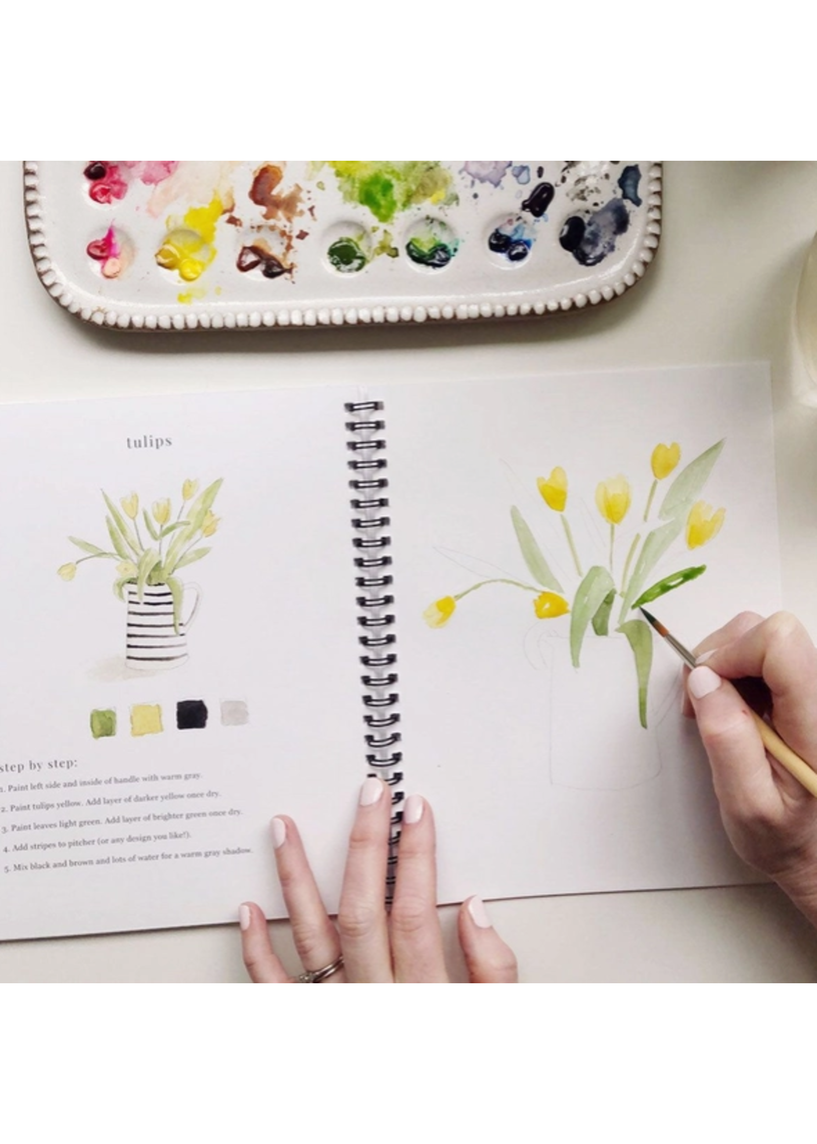 Emily lex studio Emily lex studio flowers watercolor workbook